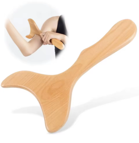 Wooden Gua Sha Massage Tool – Deep Tissue Muscle Scraping & Recovery Massager